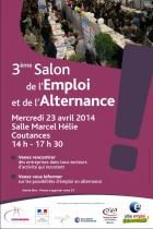Salon de l'emploi et de l'alternance. Le mercredi 23 avril 2014 à Coutances. Manche.  14H00